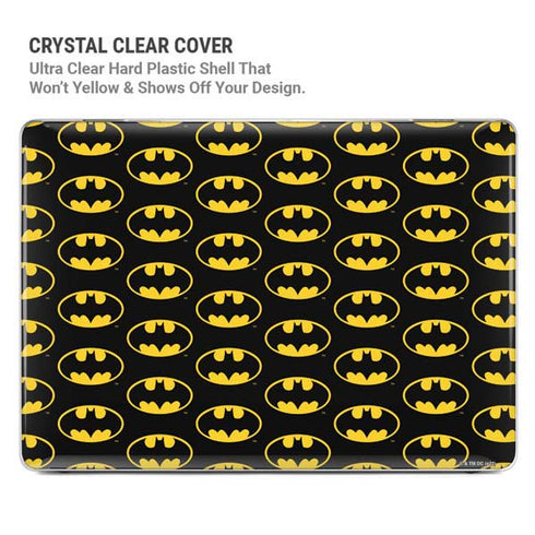 DC Comics Batman Logo Pattern MacBook Air 15in (2023-2025) Case plus Skin